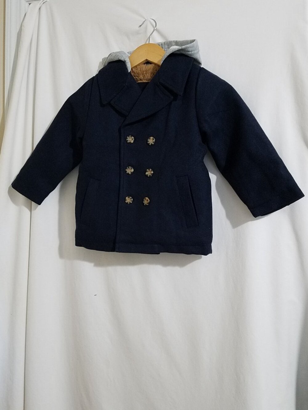 London Fog Boys Dress Coat — 4T — Navy — NWT 🧥